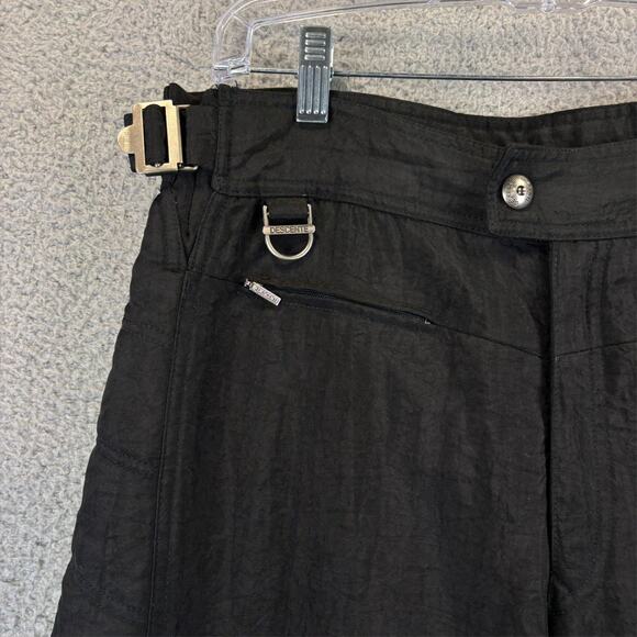 Descente Ski Pants 34 x 29 Black Snowboard Waterproof Insulated Adjustable - Picture 2 of 10